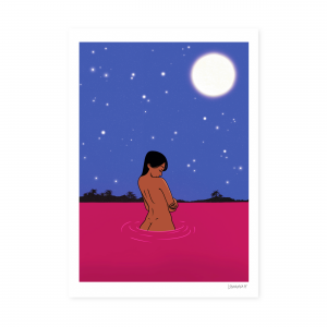 Print A4 "Full Moon"