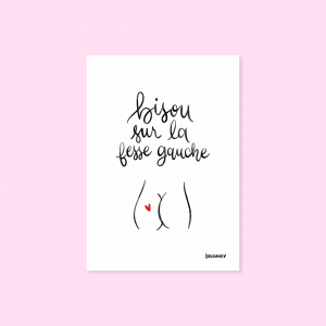 Carte "Bisou"