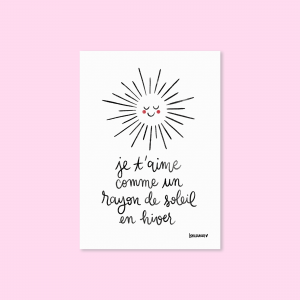 Carte "Rayon De Soleil"