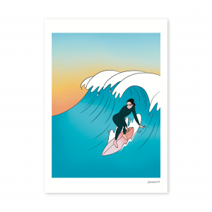Print A4 "Surfeuse"