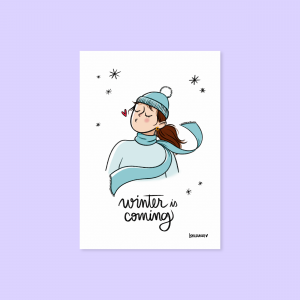 Carte "Winter is coming"